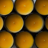 琥珀瓶の蜜蝋蝋燭｜日々のそばに、やさしい火を