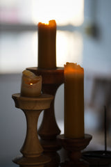 おおきな蜜蝋蝋燭｜信州の恵みを、そのまま灯す