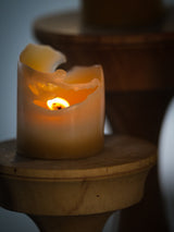 おおきな蜜蝋蝋燭｜信州の恵みを、そのまま灯す